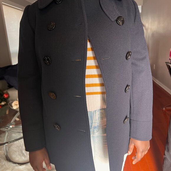 BNWT Authentic Ralph Lauren Collection Logan ouble-Faced Wool-Cashmere Peacoat - Picture 3 of 12